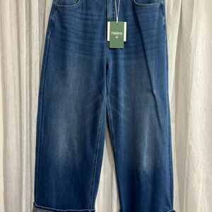 HALARA Woman’s Relaxed Denim Jeans in Deep Blue
